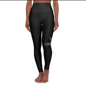 NWT High Waisted AOP Yoga Leggings | All-Over Print, Squat-Proof, 83% Polyester/